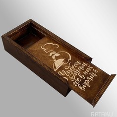 Шкатулка для счета Бруталити из дерева - 57