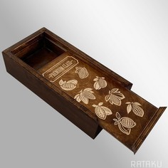 Шкатулка для счета Бруталити из дерева - 61