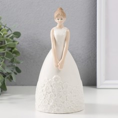 Сувенир керамика Невеста перед свадьбой, 19х10х9,5 см, 10200626 No Brand