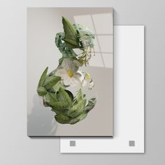 Картина Цветочная скульптура 135х90 см на стекле 248260432 No Brand