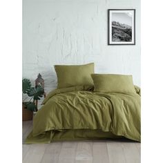 Комплект постельного белья LIMASSO HOME CONCEPT евро PARADISSO оливковый