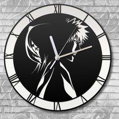 Настенные часы Бруталити деревянные бесшумные