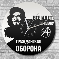 Настенные часы Бруталити деревянные бесшумные