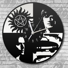 Настенные часы Бруталити деревянные бесшумные