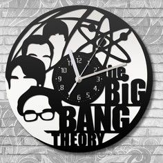 Настенные часы Бруталити деревянные бесшумные