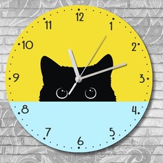 Настенные часы Бруталити УФ животные кот милота - 3005