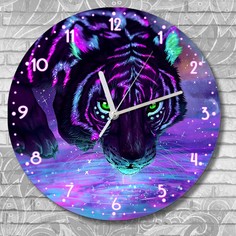 Настенные часы Бруталити УФ фэнтези животные тигр - 3160