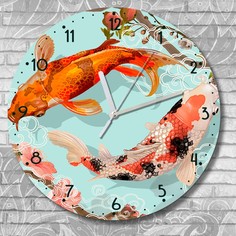 Настенные часы Бруталити УФ фэнтези рыба море - 3190
