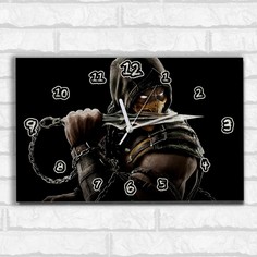 Настенные бесшумные часы Бруталити ОСП игра Mortal Kombat - 276