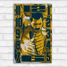 Настенные бесшумные часы Бруталити ОСП музыка Freddie Mercury - 140