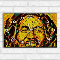 Настенные бесшумные часы Бруталити ОСП музыка Боб Марли - 326