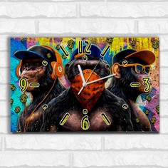 Настенные бесшумные часы Бруталити