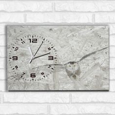 Настенные бесшумные часы Бруталити ОСБ со смещенным циферблатом