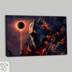 Картина игра Dark Souls 672, интерьерная на холсте No Brand