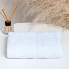 Полотенце махровое 70х140 см, белый, 440 гм2 No Brand