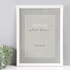 Фоторамка пластик Gala 30х40 см, белый No Brand