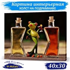 Картина интерьерная на холсте Milato Кокетка IP43-9 30x40см