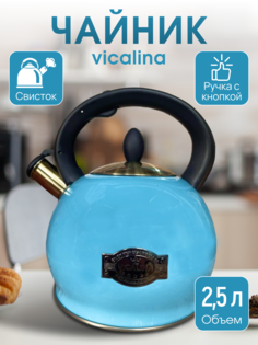 Чайник Vicalina 3л со свистком для плиты