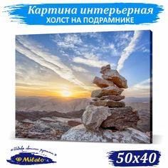 Картина интерьерная на холсте Milato Замок духов IP54-003 50x40см