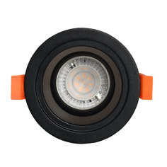 Светильник потолочный встраиваемый De Markt черный Прайм 850010401