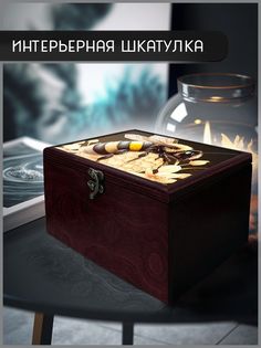 Шкатулка интерьерная Бруталити 22x17x12 см насекомые пчелы -104