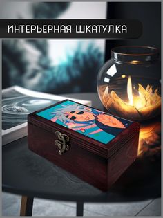 Шкатулка интерьерная Бруталити 16x10x6 см Музыка Gorillaz 31