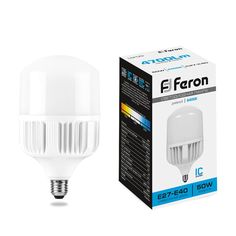 Лампочка светодиодная FERON LB-65, 50Вт E27-E40 175-265V дневной, 25539