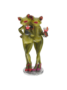 Фигурка декоративная Remecoclub Лягушки, из полимера, 18x9x7 см