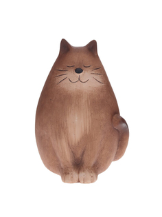 Фигурка декоративная Remecoclub Кошка, керамическая, 14x10x9 см