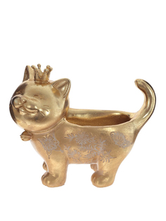 Фигурка декоративная Remecoclub Кошка, из полимера, 20,5x24,5x11 см