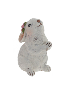 Фигурка декоративная Remecoclub Кролик, из полимера, 8x4,5x6 см