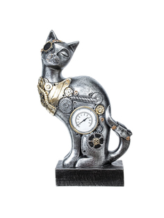 Фигурка декоративная Remecoclub Кошка, из полимера, 30x18x7 см