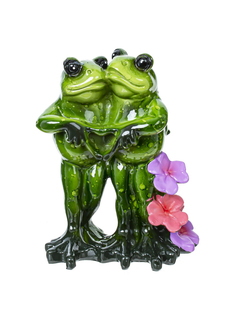 Фигурка декоративная Remecoclub Лягушки, из полимера, 12,5x6,5x10 см