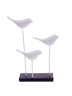 Фигурка декоративная Remecoclub Птицы, из полимера, 27x19x6 см