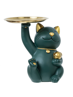 Фигурка декоративная Remecoclub Кот, из полимера, 23,5x22x17 см