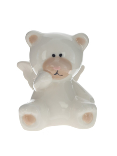 Фигурка декоративная Remecoclub Медвежонок, фарфоровая, 6,5x5x6 см