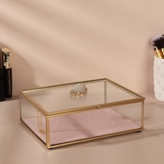 Органайзер для хранения Queen fair Crystal Glass, 6945221, 1 секция с крышкой
