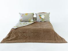 Комплект с одеялом KAZANOV.A “Эквилис” капучино (хлопок-велюр), евро Kazanov.A.