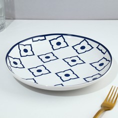 Тарелка Dolce Ceramo Марокко белая 22.5 см