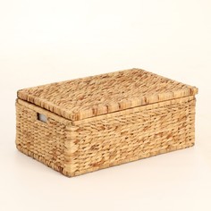 Корзина плетеная, 66х42х26 см, камыш No Brand