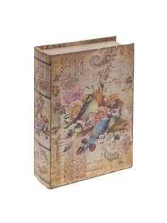 Шкатулка-книга с кодовым замком Remecoclub, деревянная, 18x7x27 см