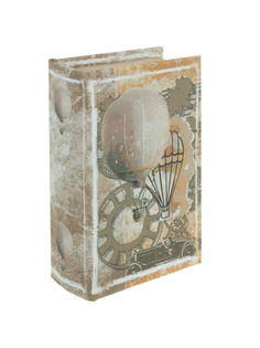 Шкатулка-книга Remecoclub, деревянная, 11x5x17 см