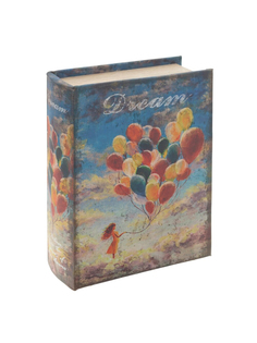 Шкатулка-книга с кодовым замком Remecoclub, деревянная, 16x7x22 см