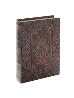 Шкатулка-книга с замком Remecoclub, деревянная, 16x5x24 см