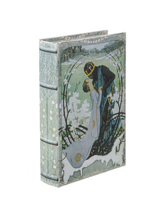 Шкатулка-книга Remecoclub, деревянная, 16x5x24 см