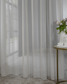 Тюль антикоготь Evrika Home с утяжелителем 300х250 Катара Бежевый