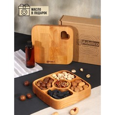 Подарочный набор посуды Adelica 9437221 дерево