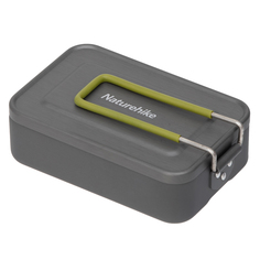 Контейнер Naturehike Aluminum Alloy Square Lunch Box Grey (Б/Р) Туристический