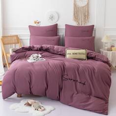 Комплект постельного белья VIVA-HOME TEXTILE 1,5 спальный, сатин хлопок