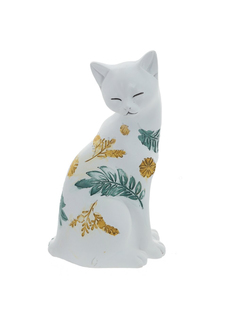 Фигурка декоративная Remecoclub Кошка, из полимера, 15x8,5x7 см